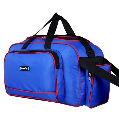 Blue Duffle Travel Bag