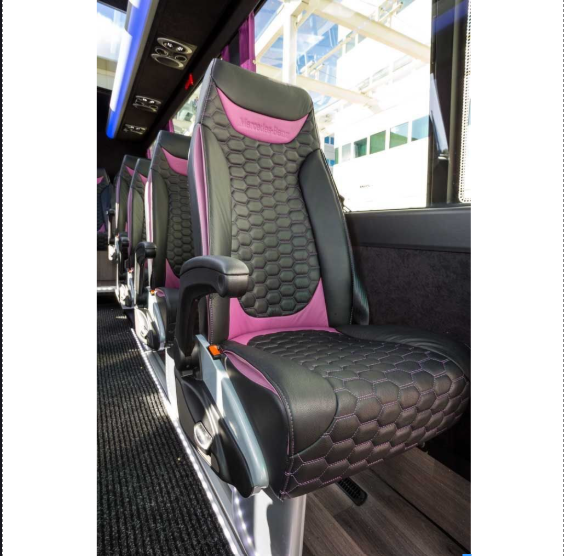 Comercial Bus Full PVC Seat Armrest For Automotive