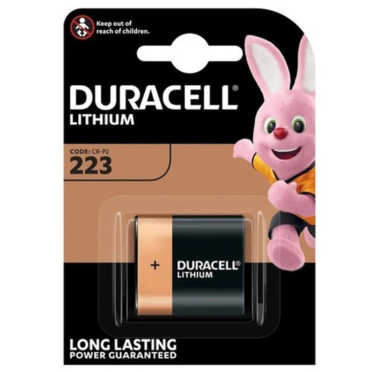 Duracell Cr-P2 6V Photo Battery For Cameras And Electronic Devices - Battery Capacity: 1 Milliampere-Hour (Mah)