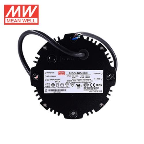 Mean Well HBG-100/HBG-100P 100W Constant Current LED Driver 14.4V-60V 5-Year Warranty TUV/EAC/CB Certified