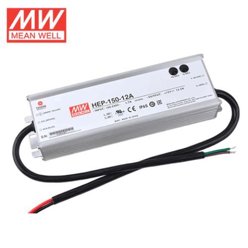 Mean Well HEP-150 Series 150W Industrial-Grade AC-DC Power Supply Suitable for Harsh Environments Selectable Output Voltage