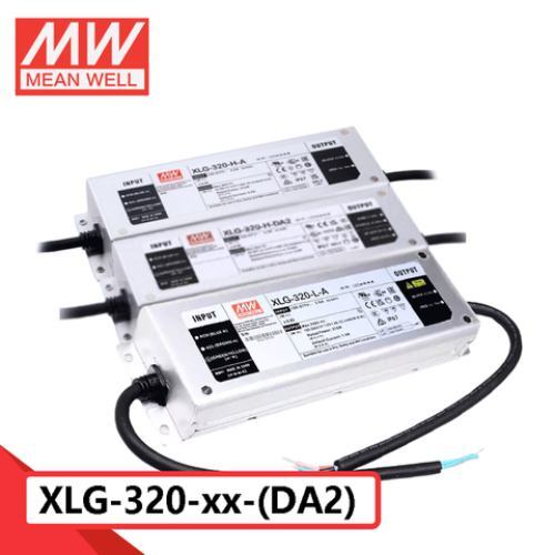 Mean Well XLG-320 Series 312W Constant Voltage LED Driver 48V IP67 protection Optional DALI-2 3-in-1 Fanless Design AC-DC Metal