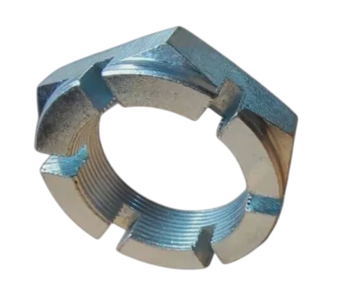 Mild Steel Hex Slotted Nut