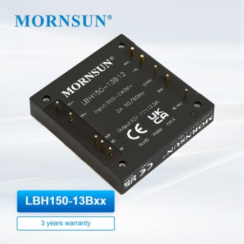 Mornsun LBH150-13Bxx Series 150W Brick-Type Modular Power Supply with Multiple Protection Functions
