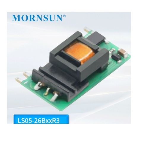Mornsun LS05-26BxxR3 Series 5W 3.3V 5V 9V 12V 15V 24V Miniaturized Bare-Board Module 70-78% Efficiency 40~+85 Industrial