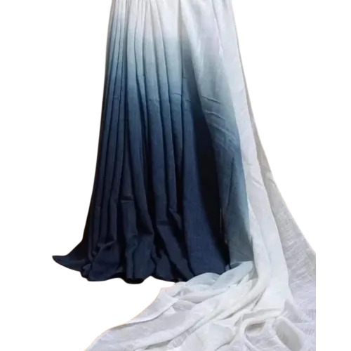 Plain Linen Saree