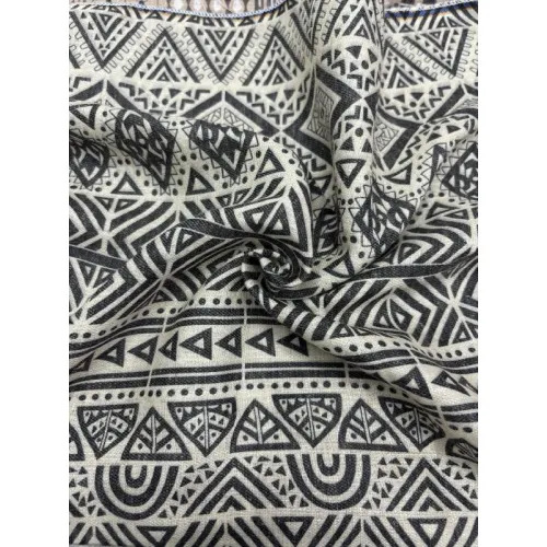 Multicolor Printed Polyester Pashmina Fabric