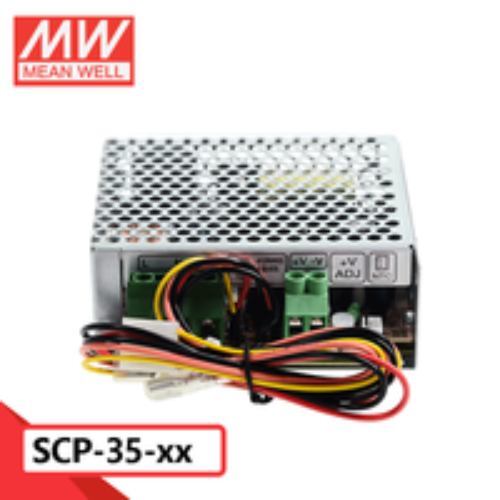 Original Mean Well SCP-35 Series 35W Switching Power Supply with Metal Mesh Enclosure Single Output Voltages 13.8V 27.6V
