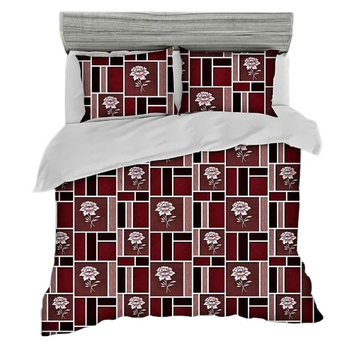 Polyester Bed Sheet - Color: Multi Color