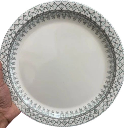 Printed Round Melamine Dinner Plate