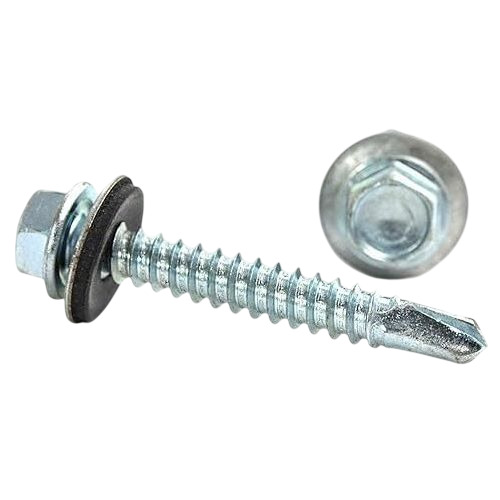 Silver Hex Head Self Drilling Screw