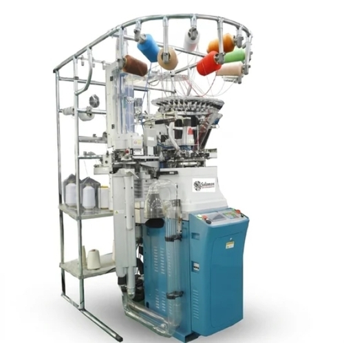 Socks Knitting With Auto Toe Linking Machine - Color: Silver