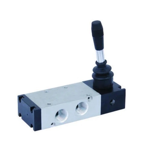 5/2 Spring Return And Detent Hand Lever Valve