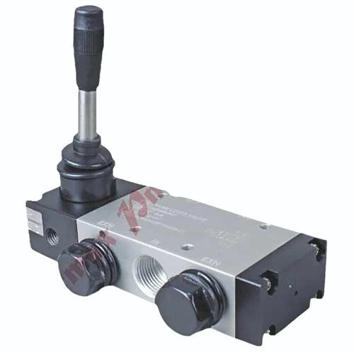 5/3 Way Hand Lever Valve Spring Center