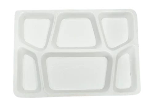 Acrylic 6 Compartment Plate