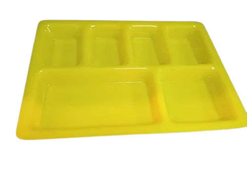 Acrylic 6 Compartment Plate
