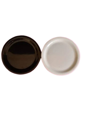 Black And White Color Melamine Plates