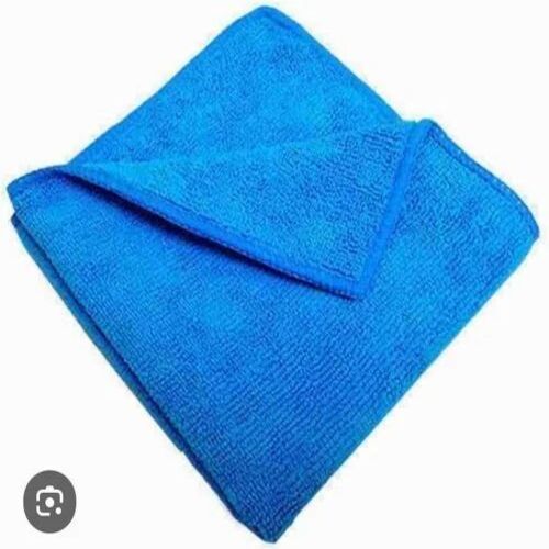 Blue Microfiber Car Cleaning Cloth