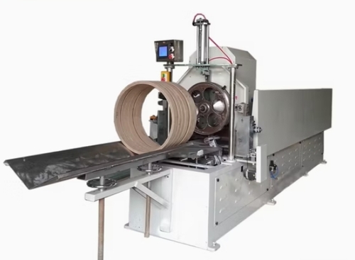 Cnc Shaftless Paper Tube Recutting Machine - Color: Silver