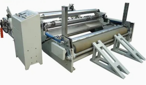 Jumbo Paper Slitter Rewinder Machine Paper Converting Machine - Color: Silver