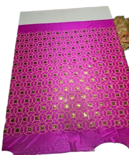 Pink Lycra Sequence Fabrics