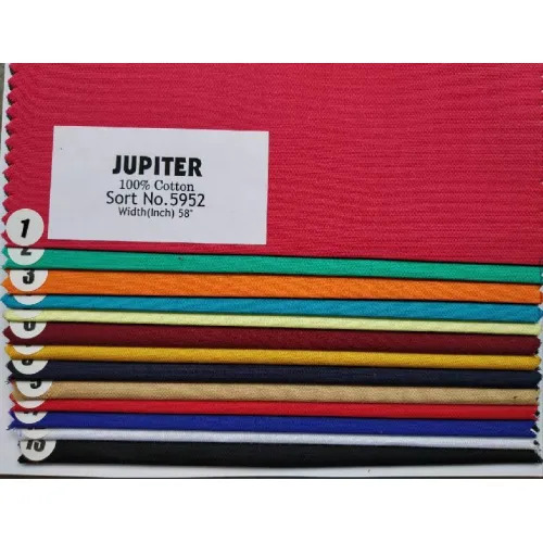 Plain Cotton Satin Fabric For Making Garments