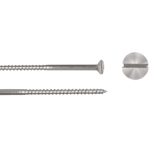 Ss Csk Slotted Wood Screw