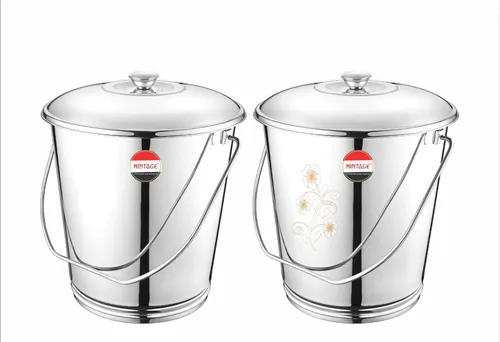 Stainless Steel Bucket / Balti - Laser
