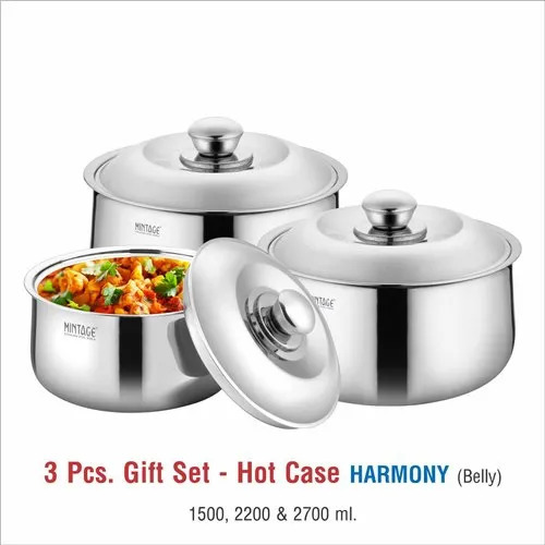 Stainless Steel Hot Case- Harmony (3 Pcs Set)