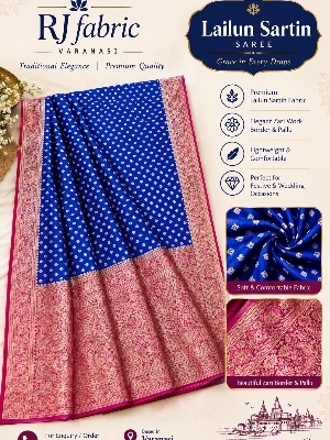 Trendy Banarasi Saree - Color: Multicolor