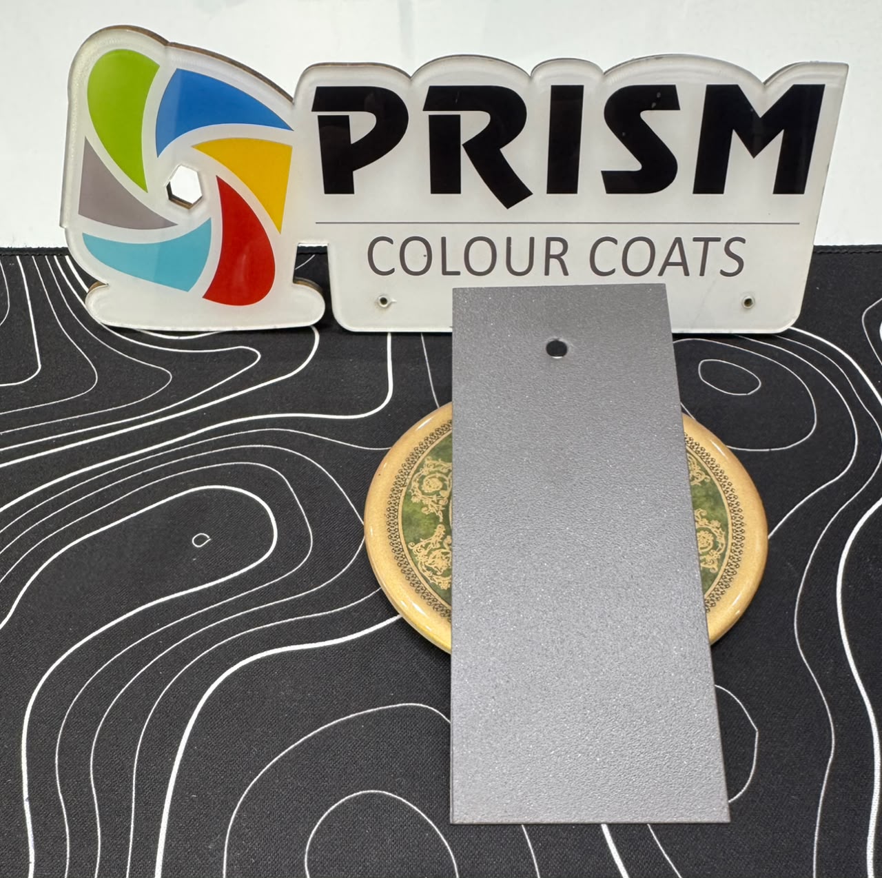 Umbra Grey Texture Metallic Powder Coating for Aluminium
