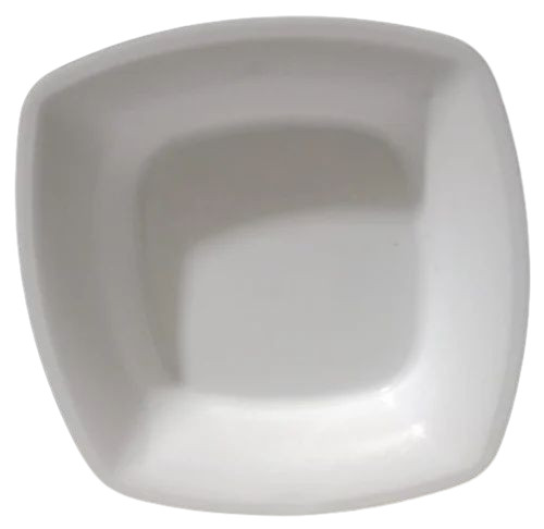 White Plastic Square Plate