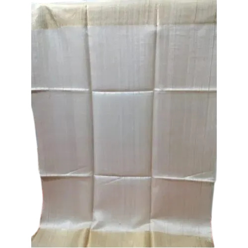 Zari Border Tussar Silk Saree
