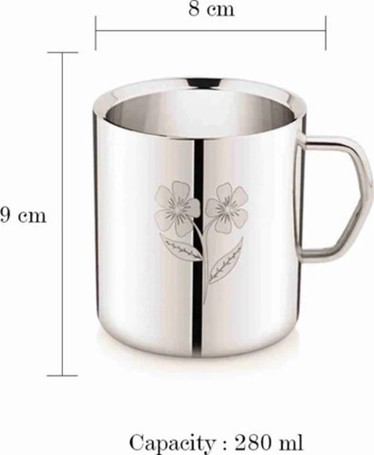 300 Ml Stainless Steel Double Wall Mug
