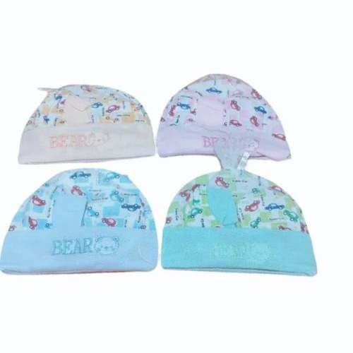 Baby Printed Hosiery Cap