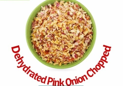 Chopped A Grade Pink Dehydrated Onion