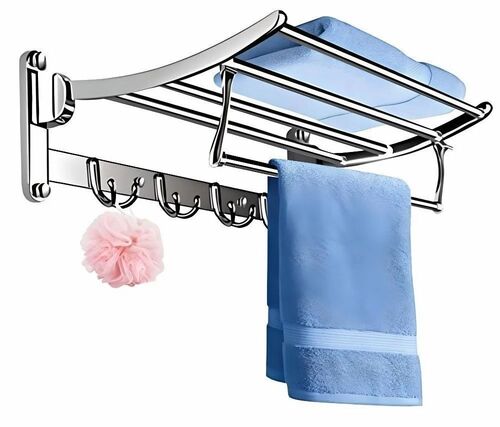 Glossy Folding Towel Rack