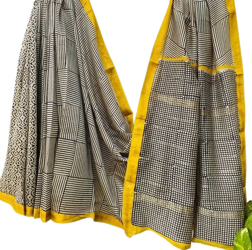 Hand Block Printed Saree