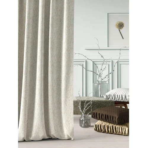 Shiny Satin Woven Polyester Fabric Ready Made Curtain