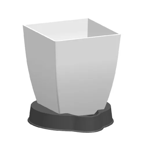 Square Pots Planters With Tray