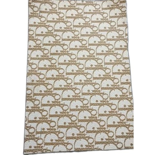 0.80mm Off White Printed Rexine Cloth