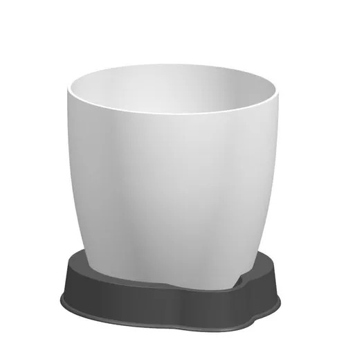 4.7 Inch Plastic Flower Pot With Smart Tray