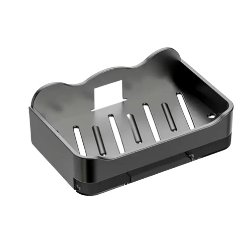 Black Plastic Soap Dish