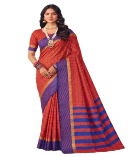 Fancy Border Cotton Sarees