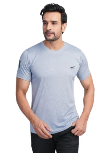 Men Plain Half Sleeves T Shirt