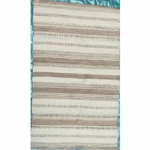 Modern Grey Woolen Durries
