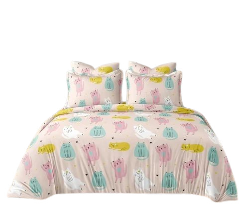 Multicolor Double Bed Sheets