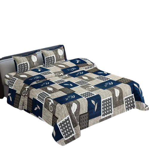 Printed Cotton Double Bed Sheets