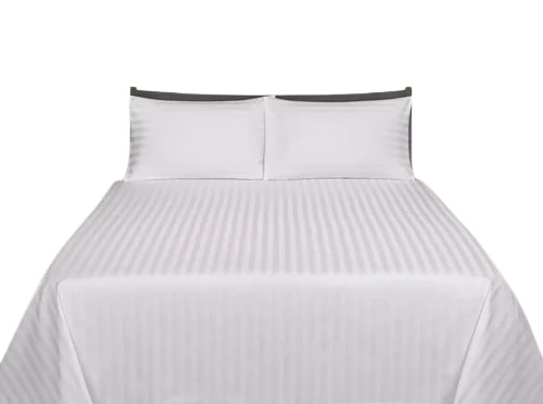 Satin Stripes Bed Sheet Set
