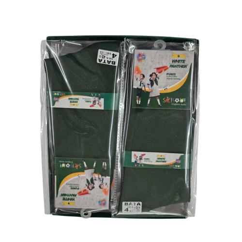 Dark Green School Uniform Socks
